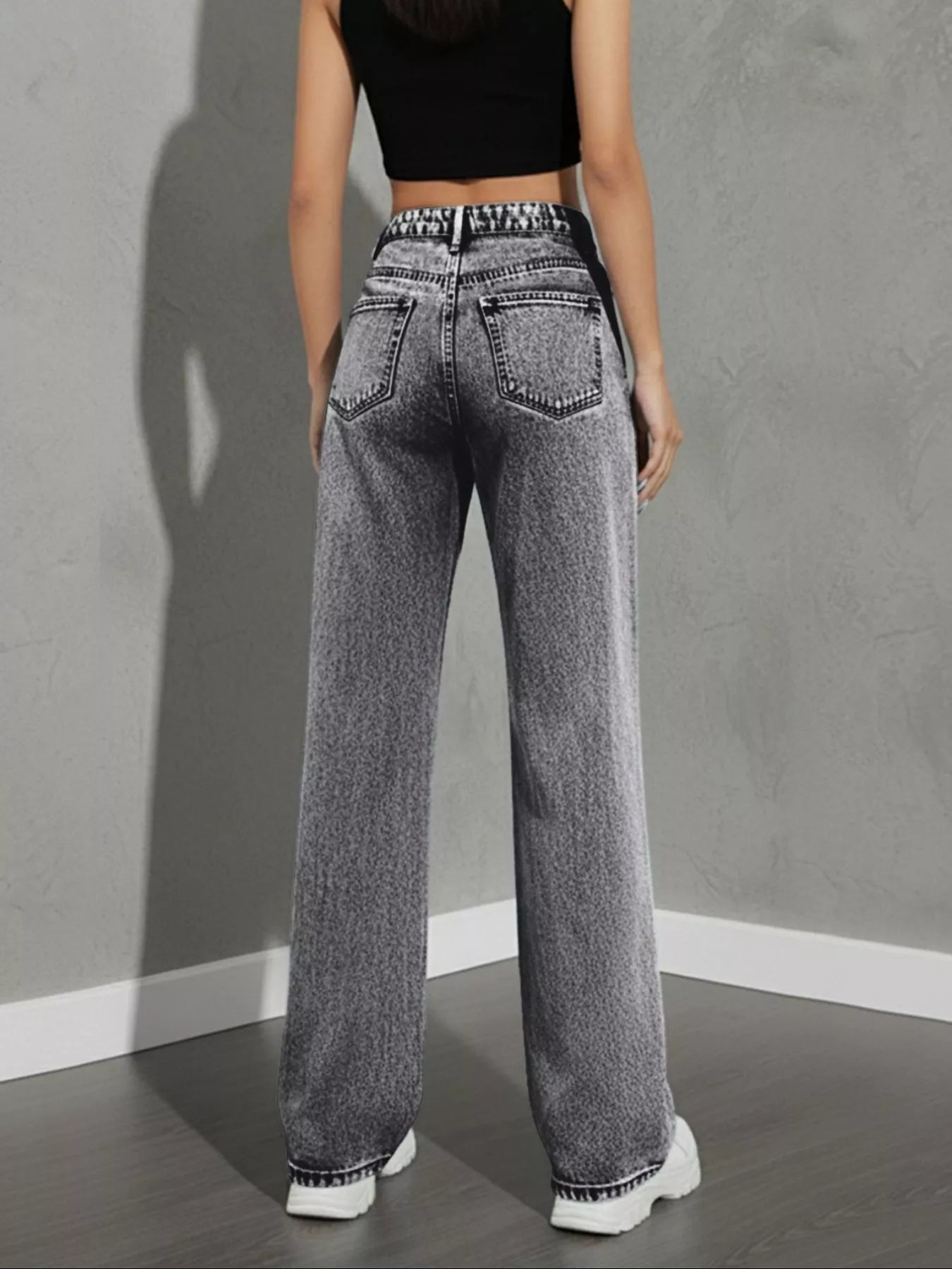 High Waist Wide Leg Jeans