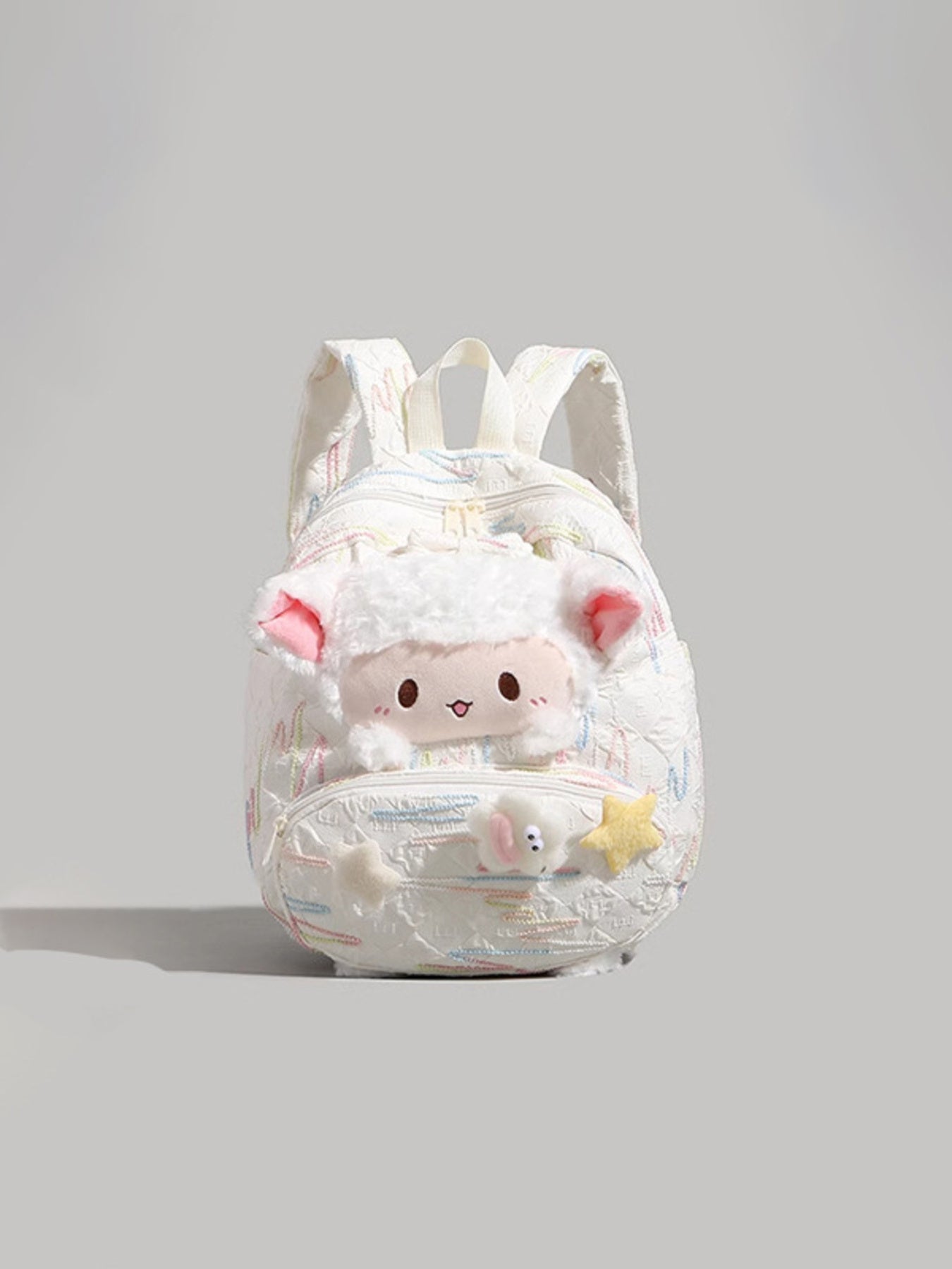 Plush Sheep Backpack Bag