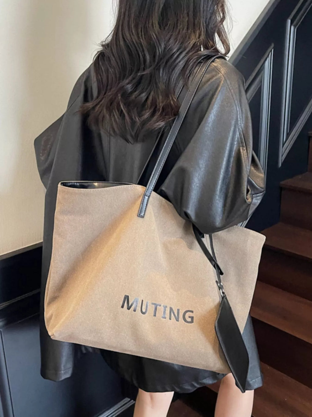 Casual Canvas Tote Shoulder Bag