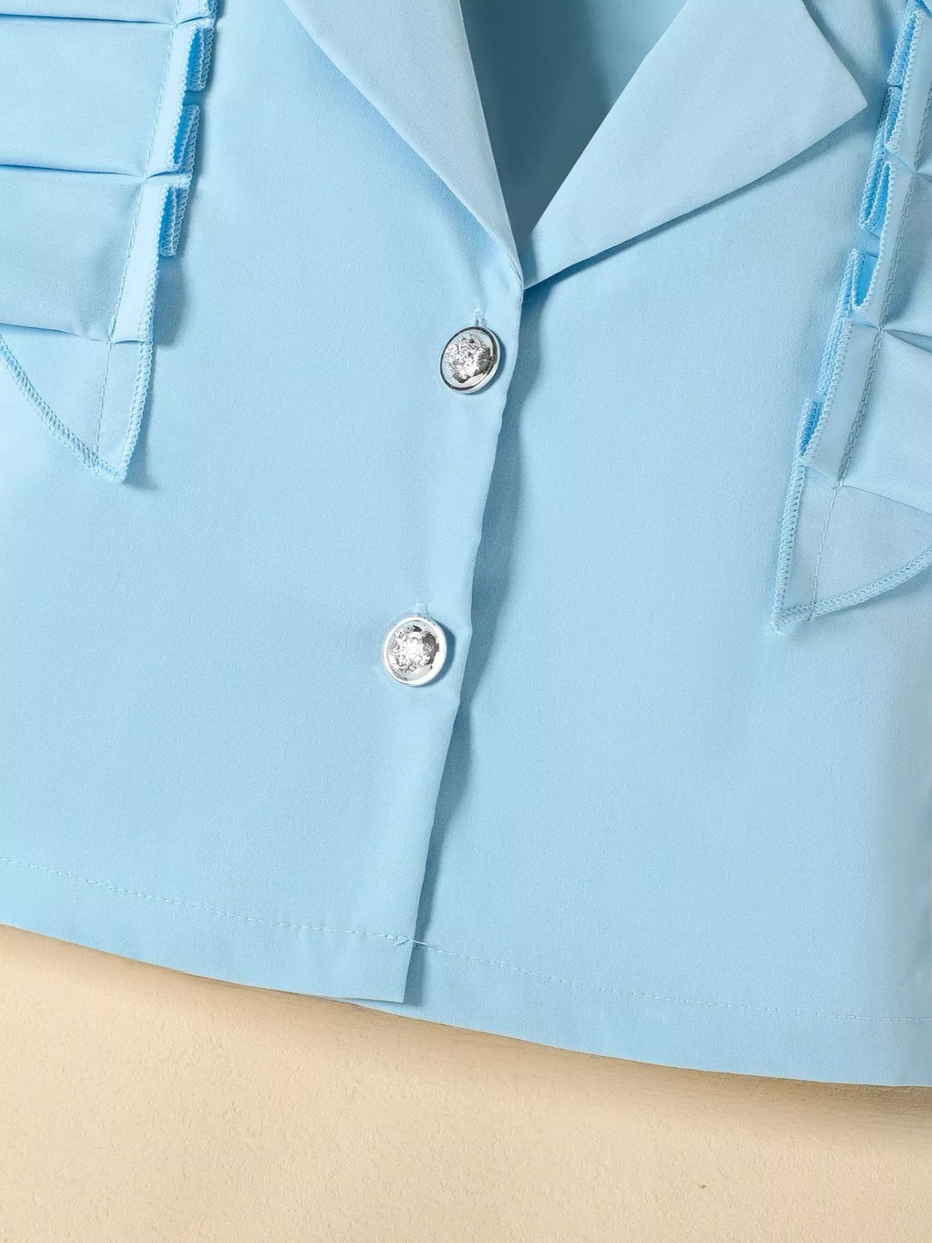 Children's Cami & Button Detail Top & Skirt Set