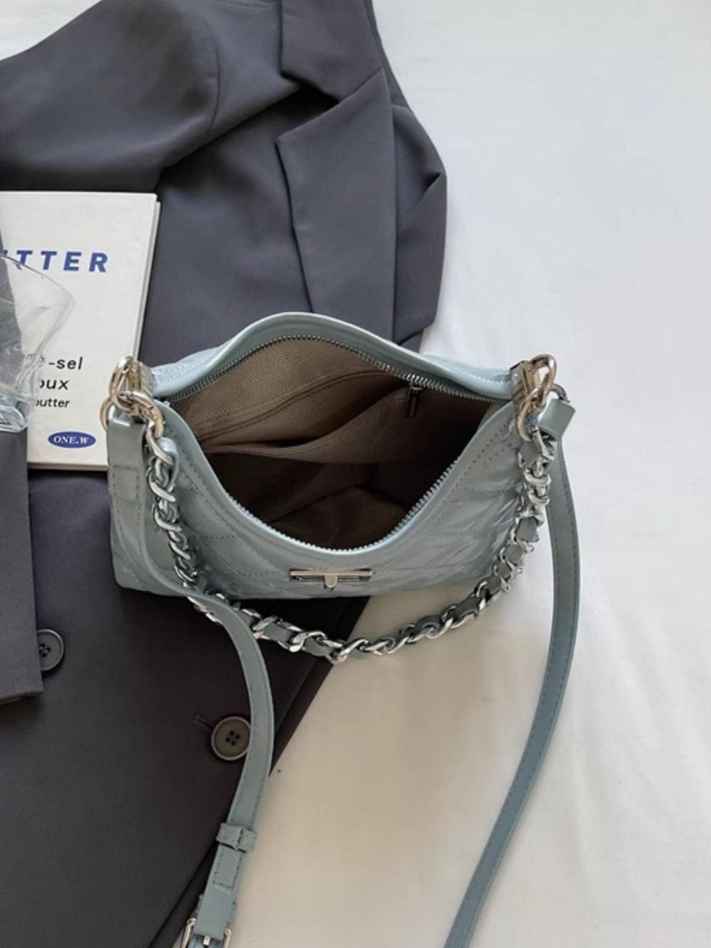 Quilted Chain Shoulder Bag