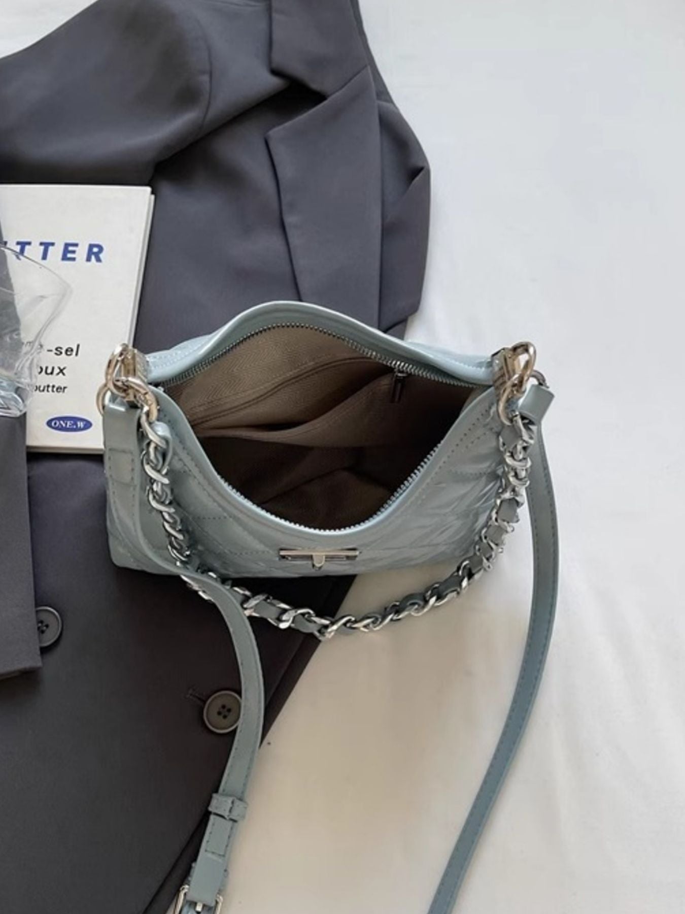 Quilted Chain Shoulder Bag