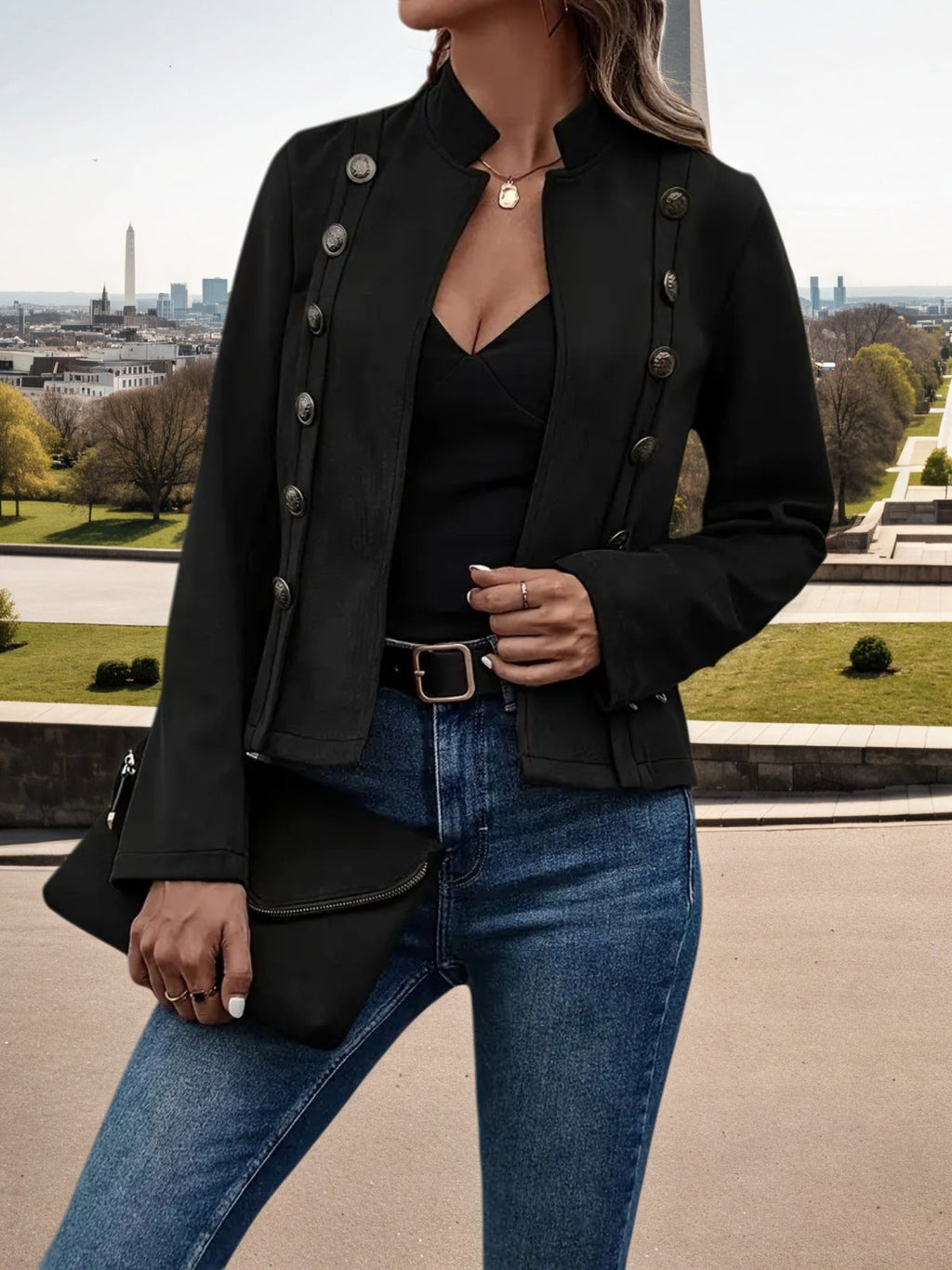 Women’s wide leg denim overalls