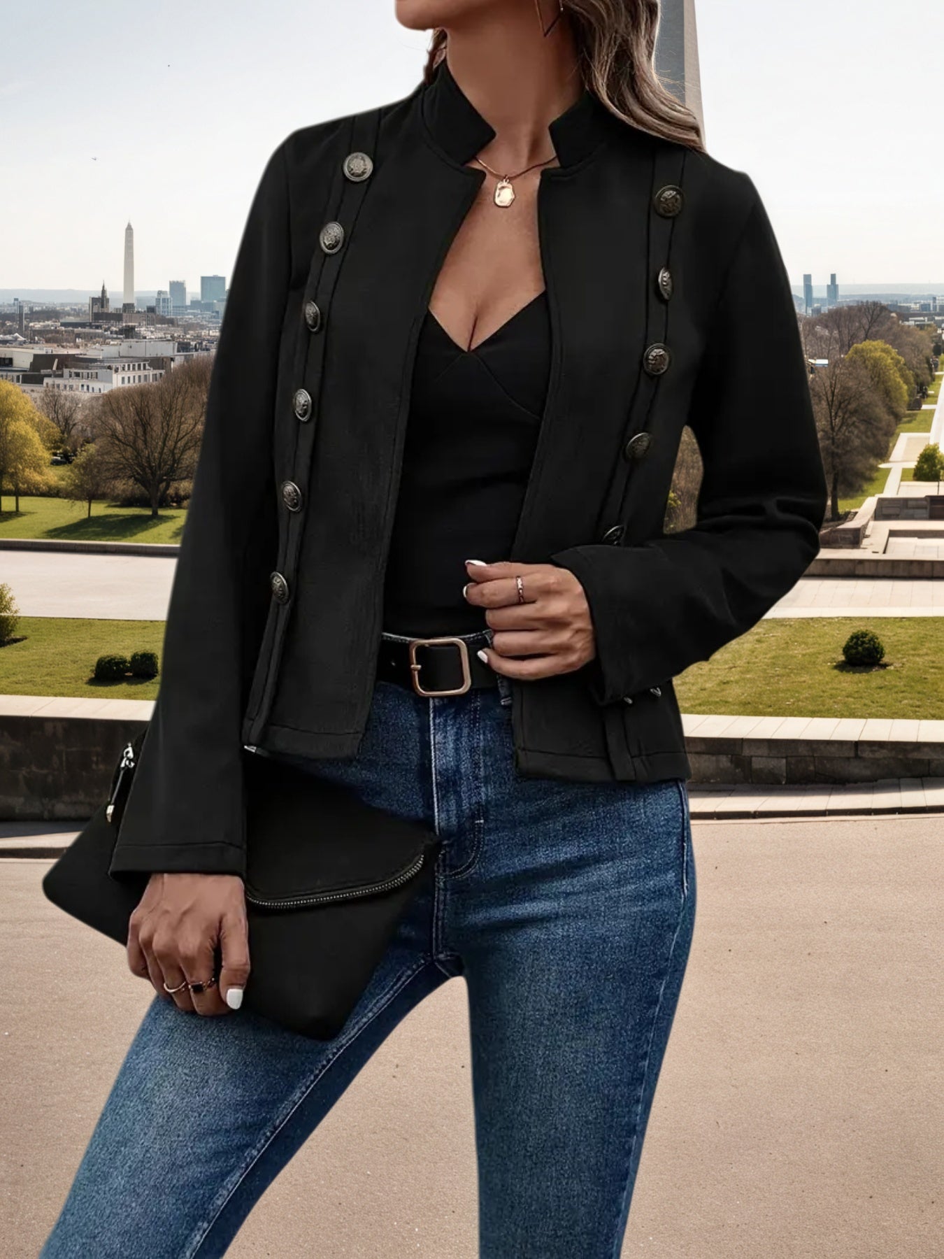 Women’s wide leg denim overalls