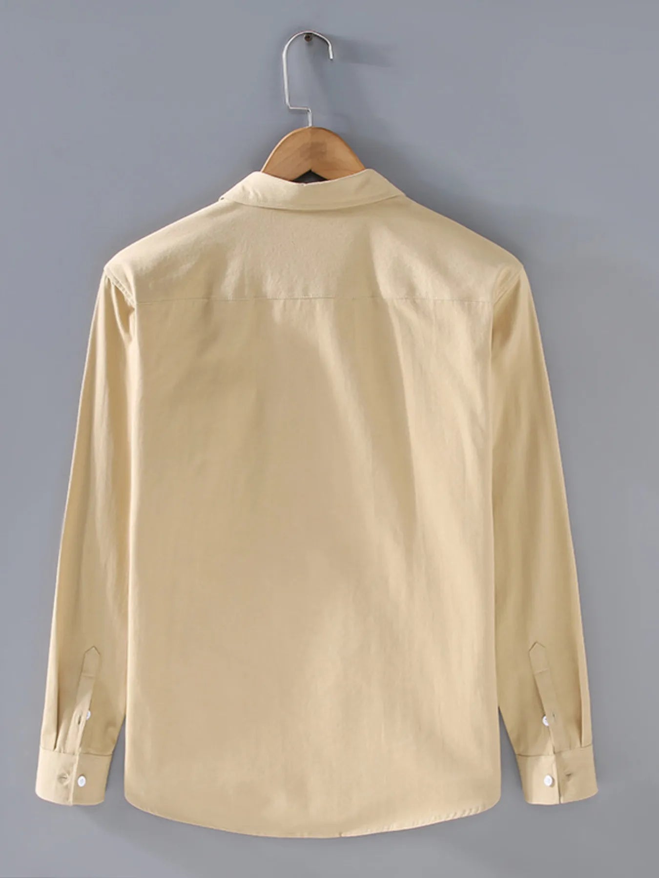 Men's Plus Size Button Up Long Sleeve Shirt