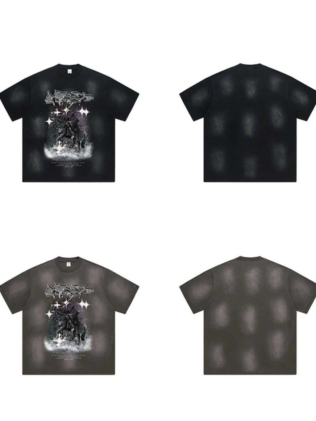 Men's Graphic Round Neck Short Sleeve T-Shirt