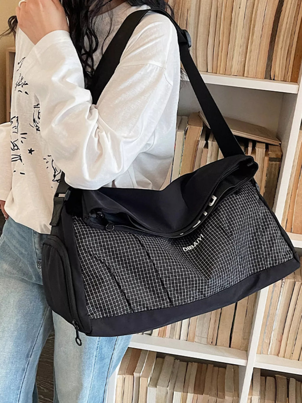 Plaid Lightweight Travel Bag