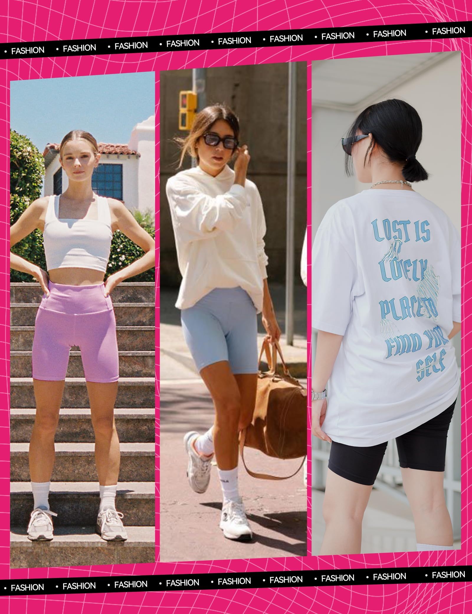 3-Pack High-Waisted Biker Yoga Shorts