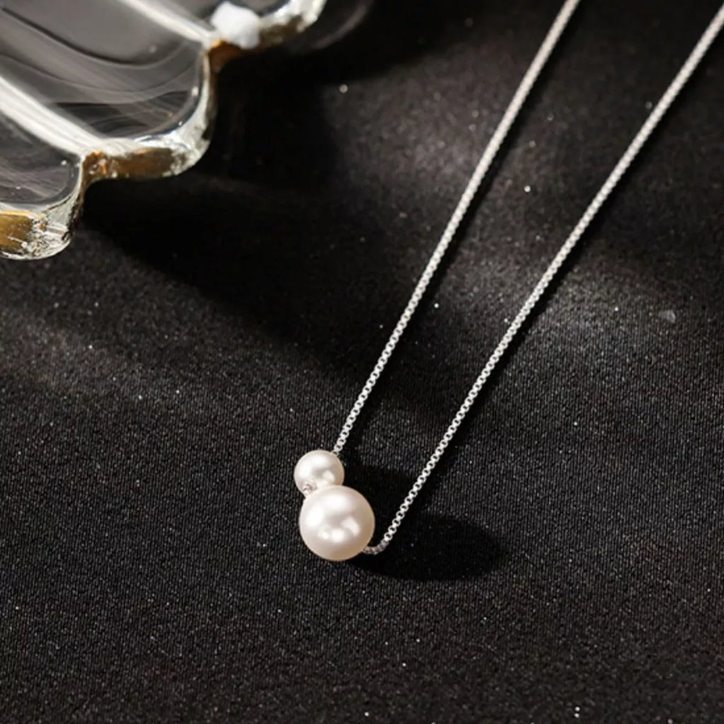 925 Sterling Silver Pearl Necklace
