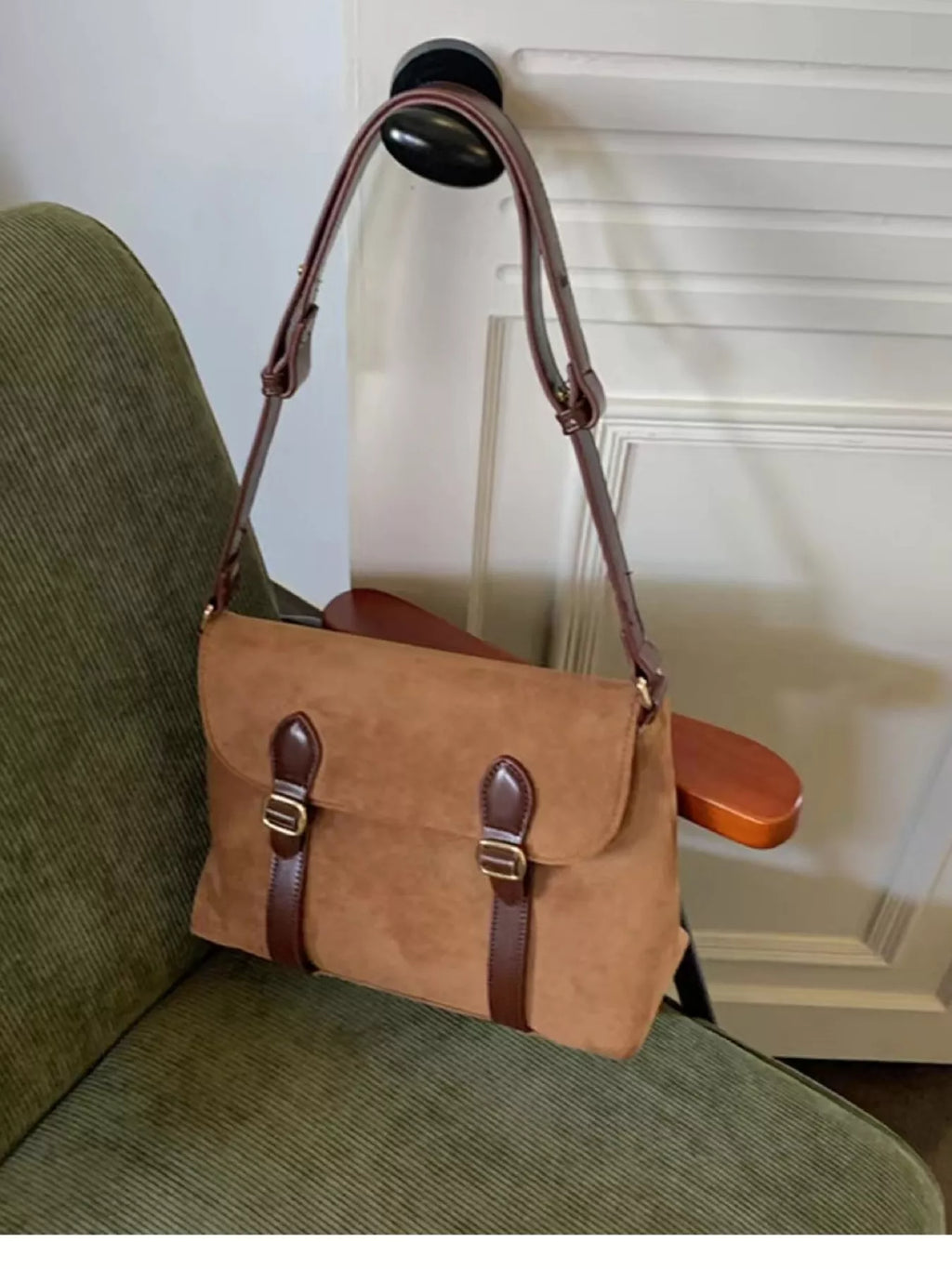 Double Buckle Crossbody Bag