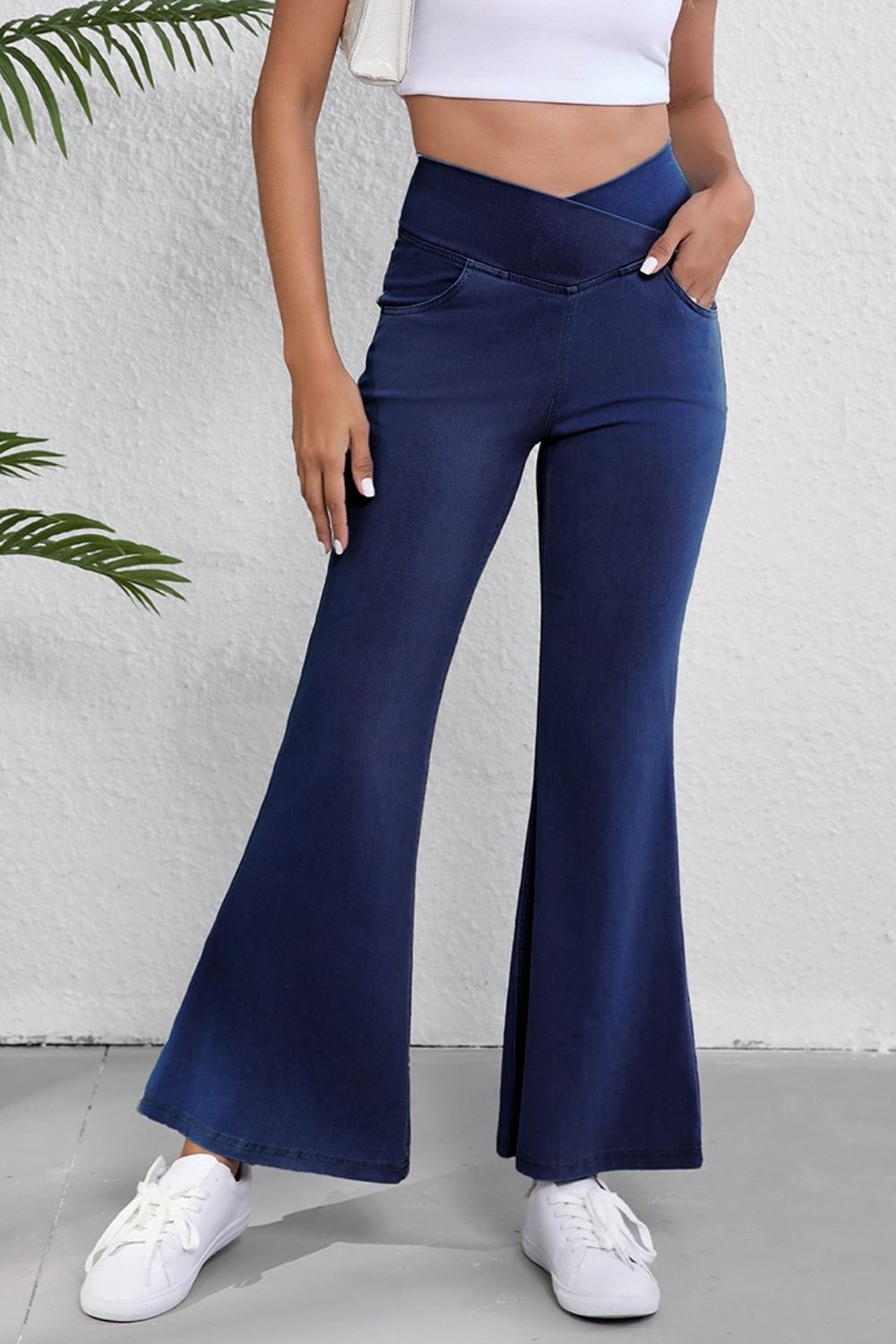 High-Waisted Flare Jeans