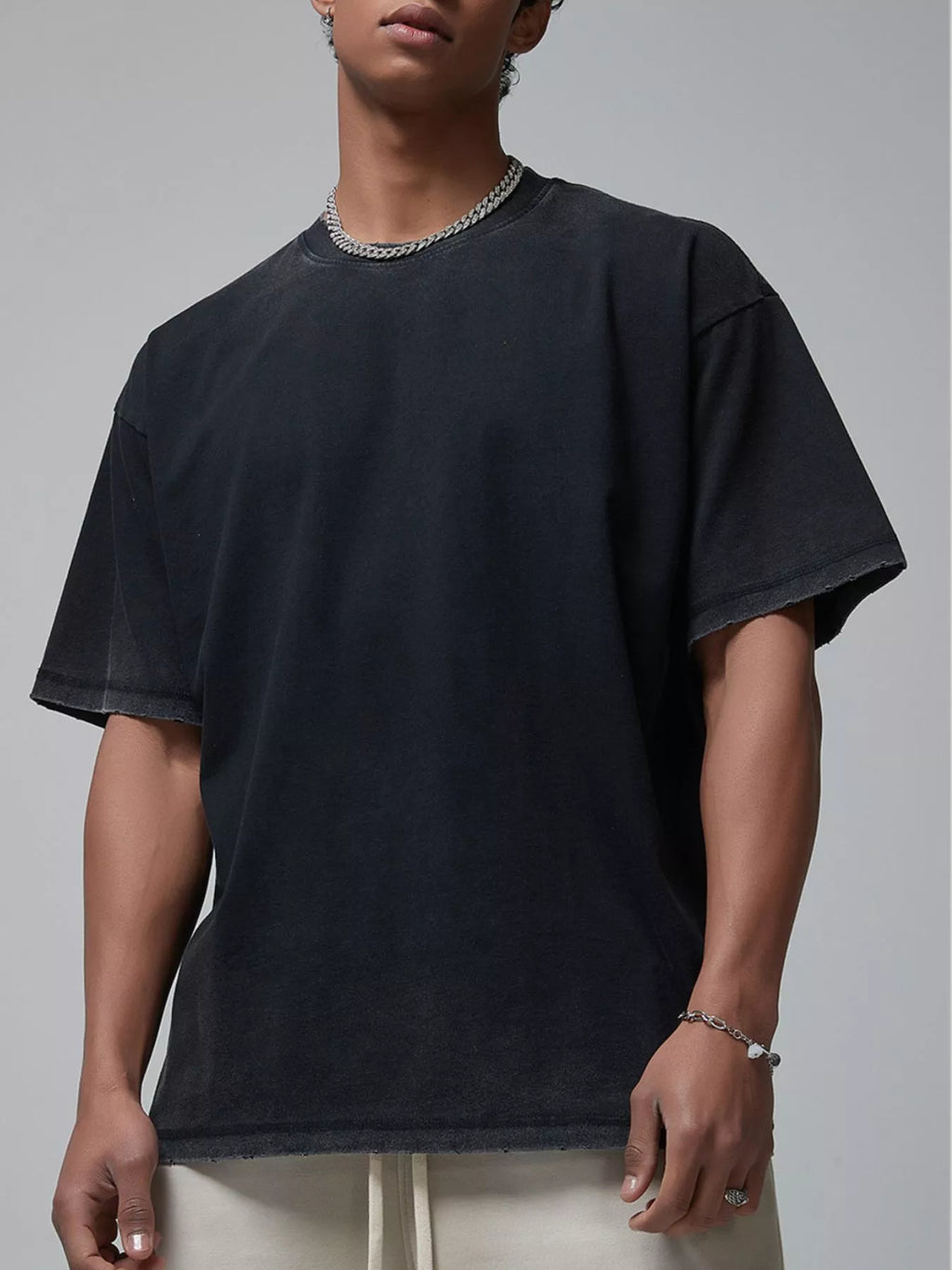 Men's Vintage Washed Oversized T-Shirt
