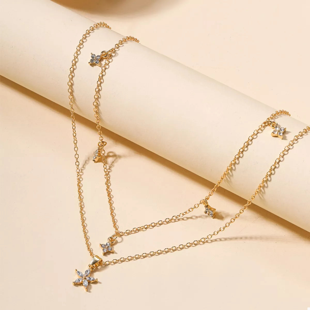 Double Layered Pendant Necklace