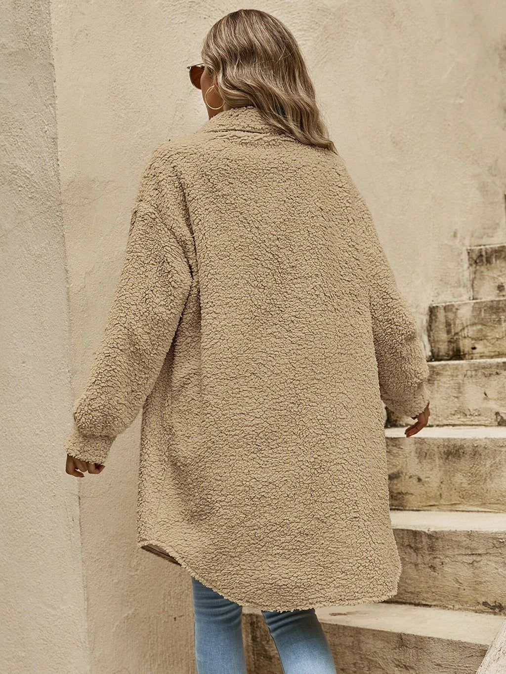 Collared Button Down Coat