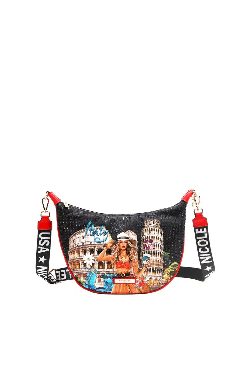 Nicole Lee USA Martha Travels Italy Shoulder Bag