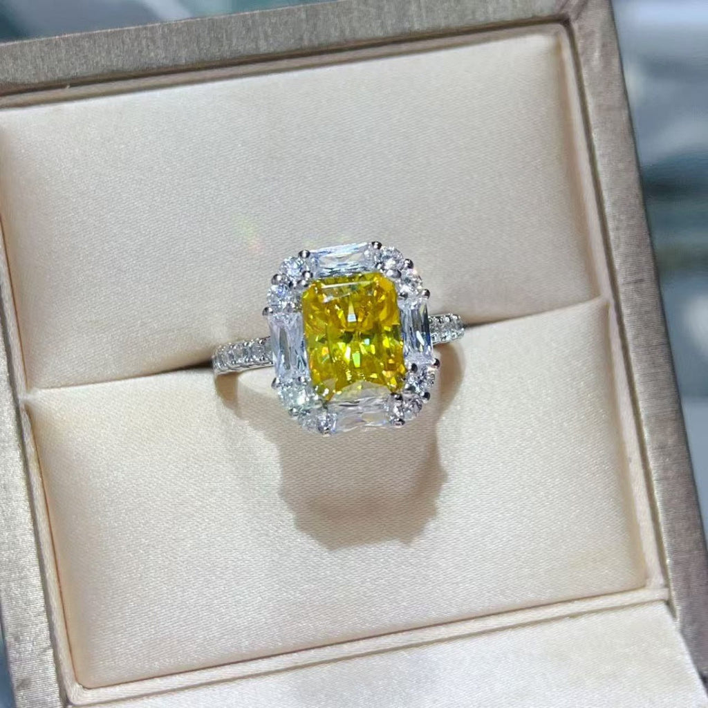 3 Carat Moissanite 925 Sterling Silver Ring