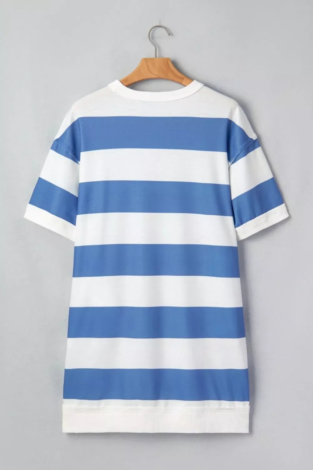 Casual Striped T-Shirt Dress