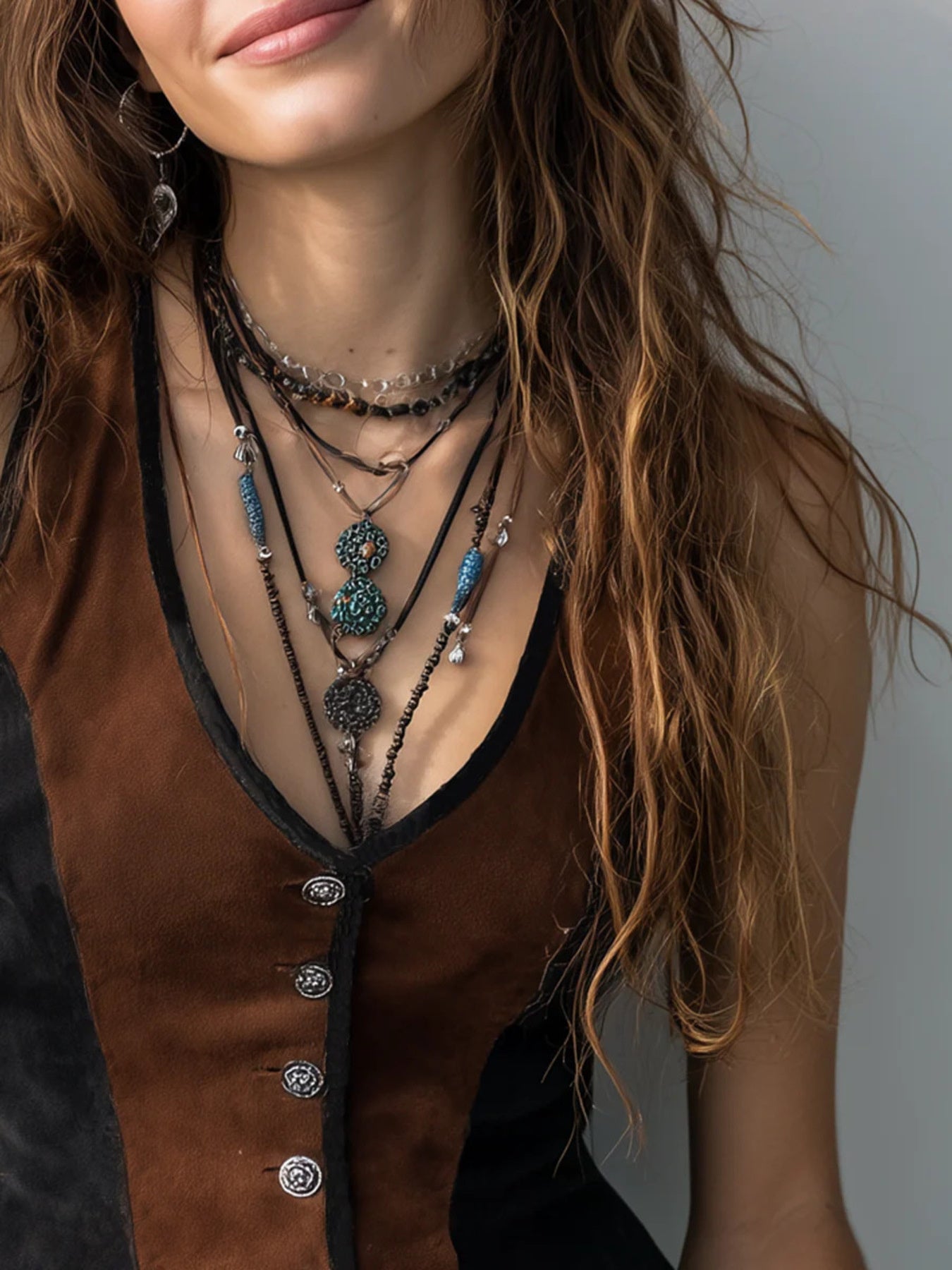 Button Up Vest Coat