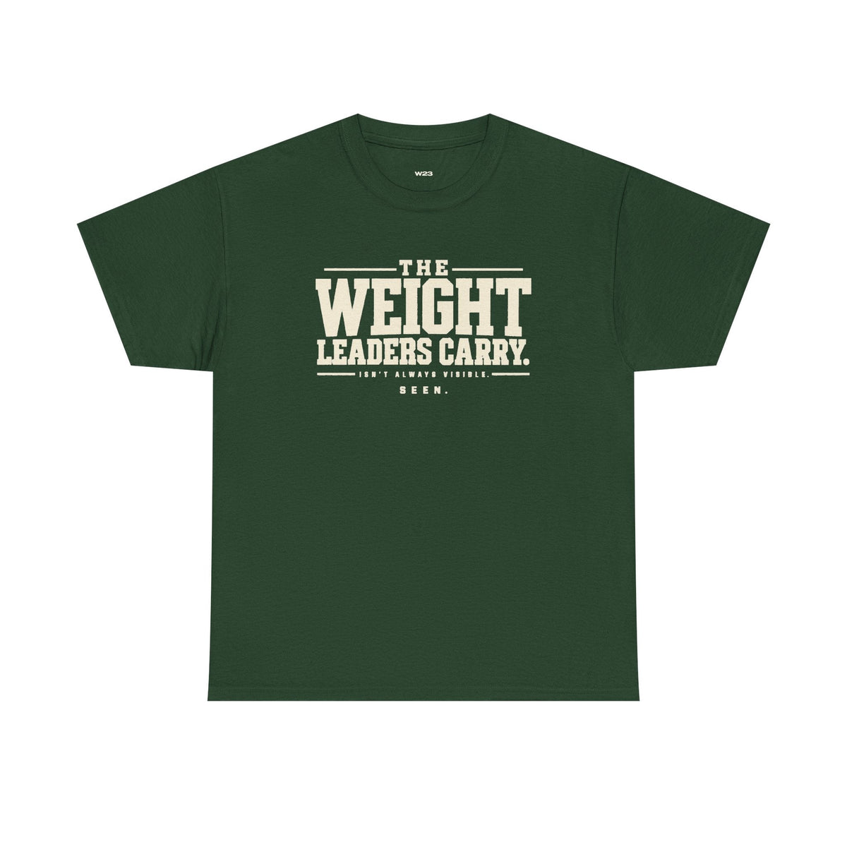 The Weight Leaders Carry Tee — SEEN Movement