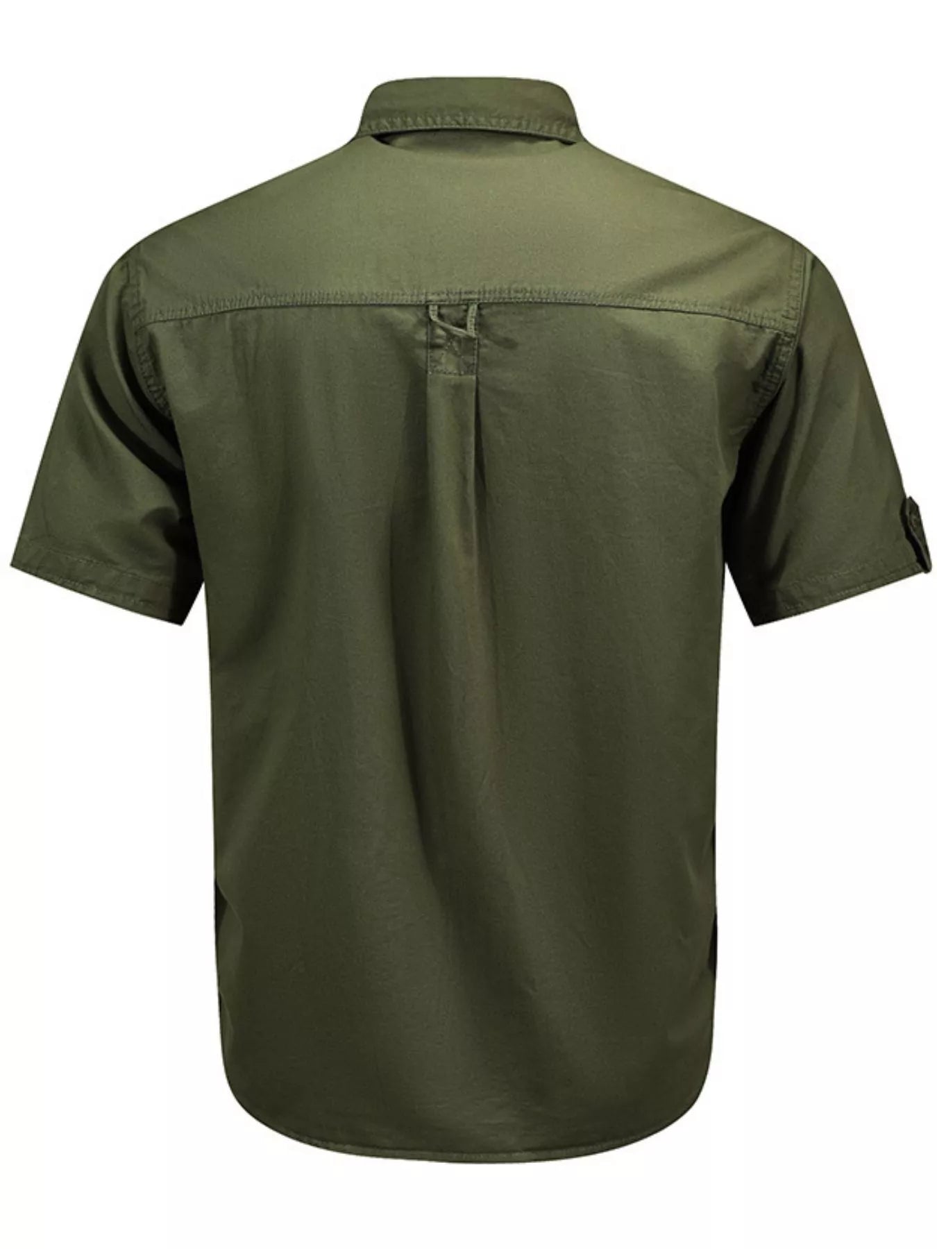 Men's Plus Size Casual Short Sleeve Shirt