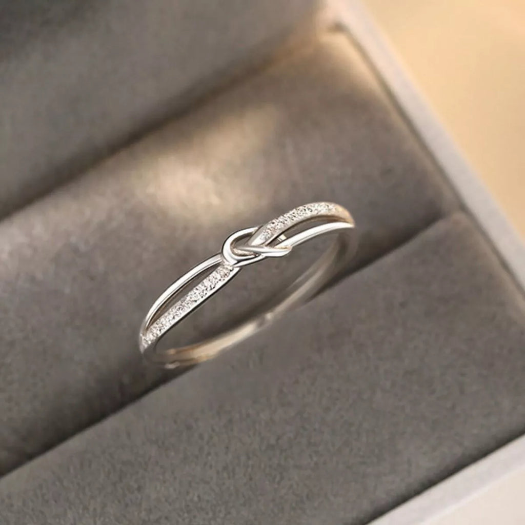 925 Sterling Silver Knot Ring