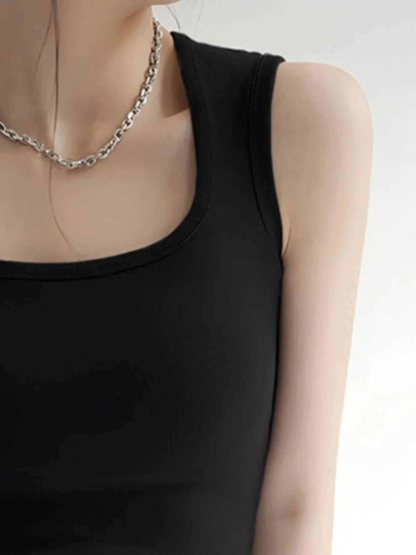 Plus Size Wide Strap Tank
