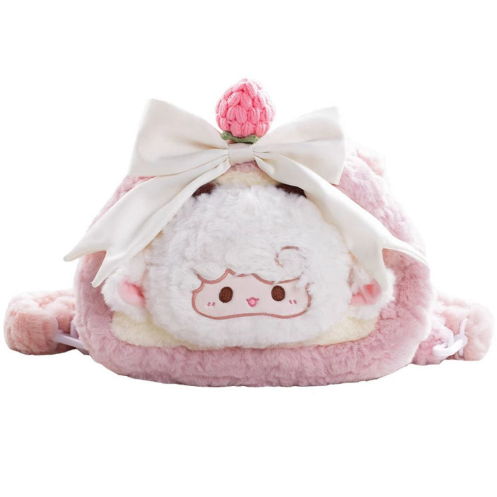 Plush Sheep Backpack Bag