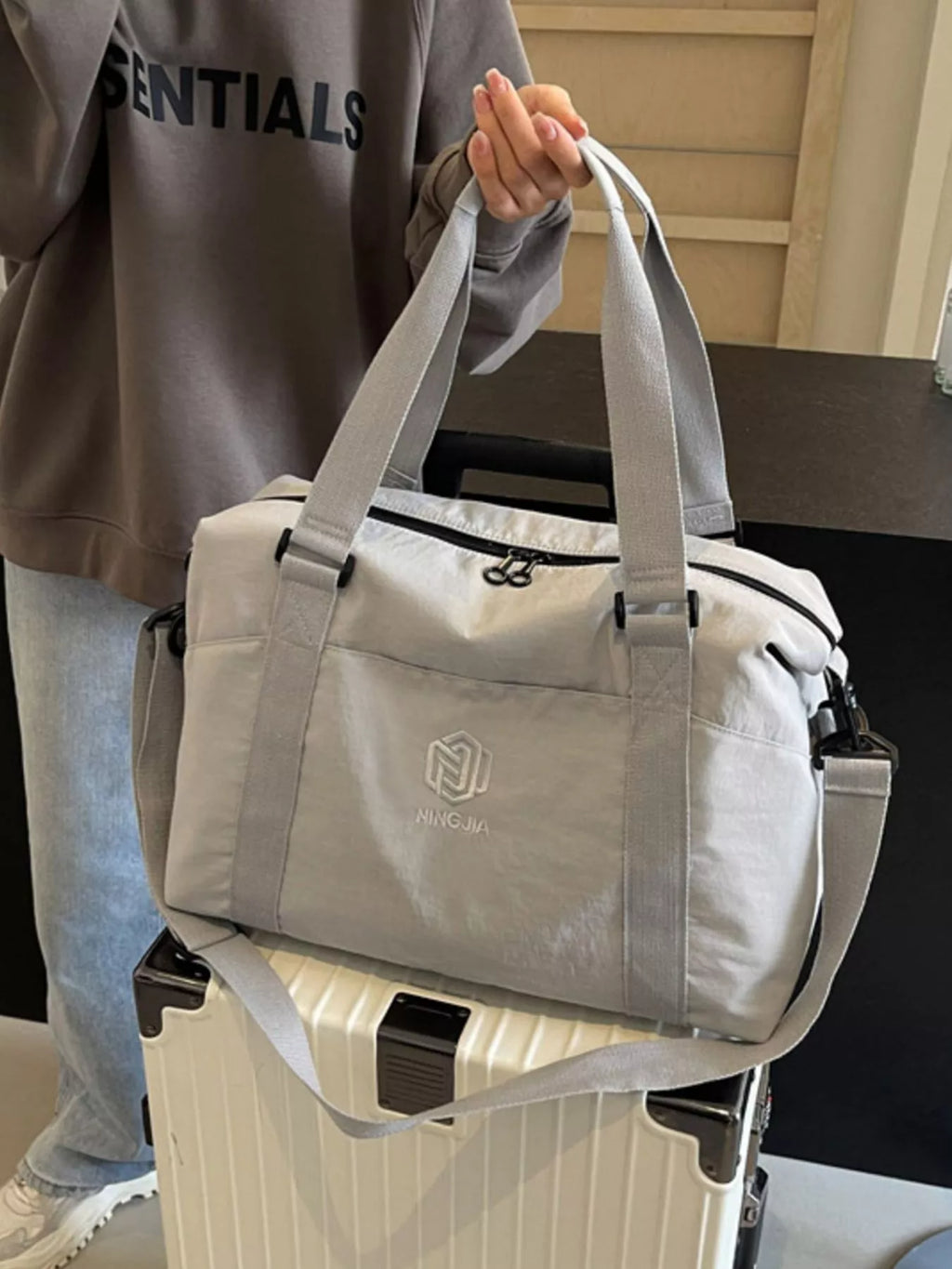 Lightweight Oxford Cloth Travel Duffel Bag