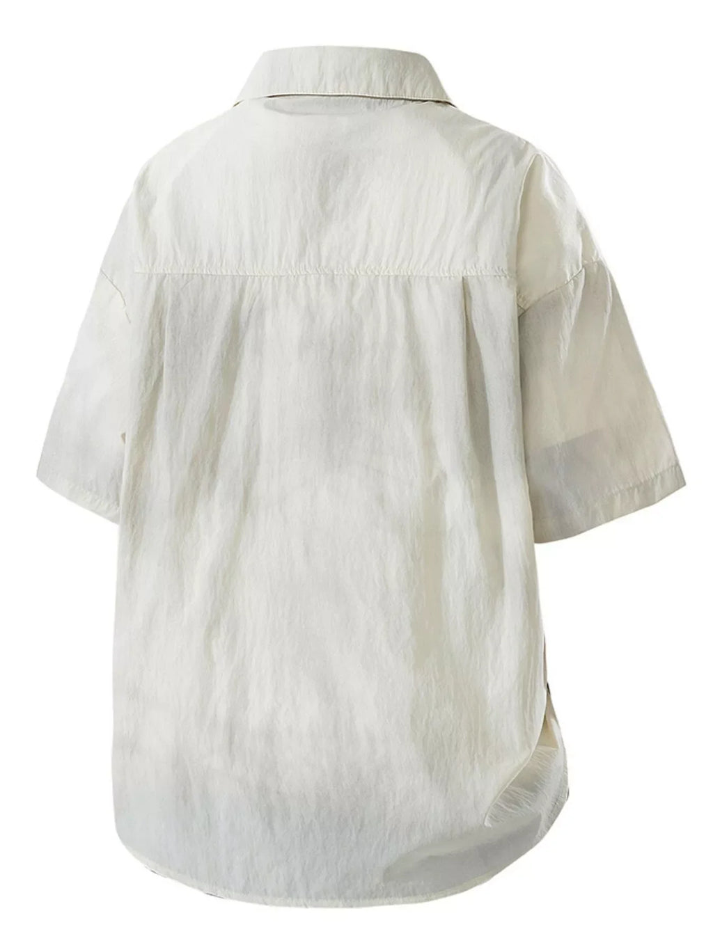 Men's Plus Size Button Up Short Sleeve Shirt
