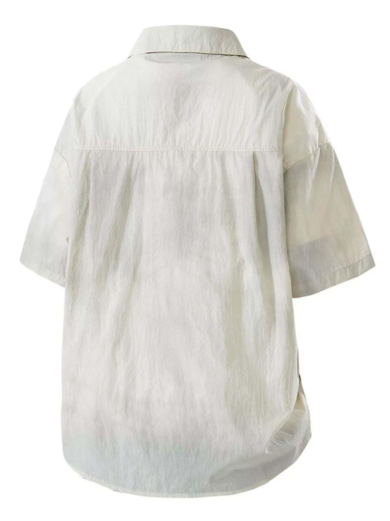 Men's Plus Size Button Up Short Sleeve Shirt