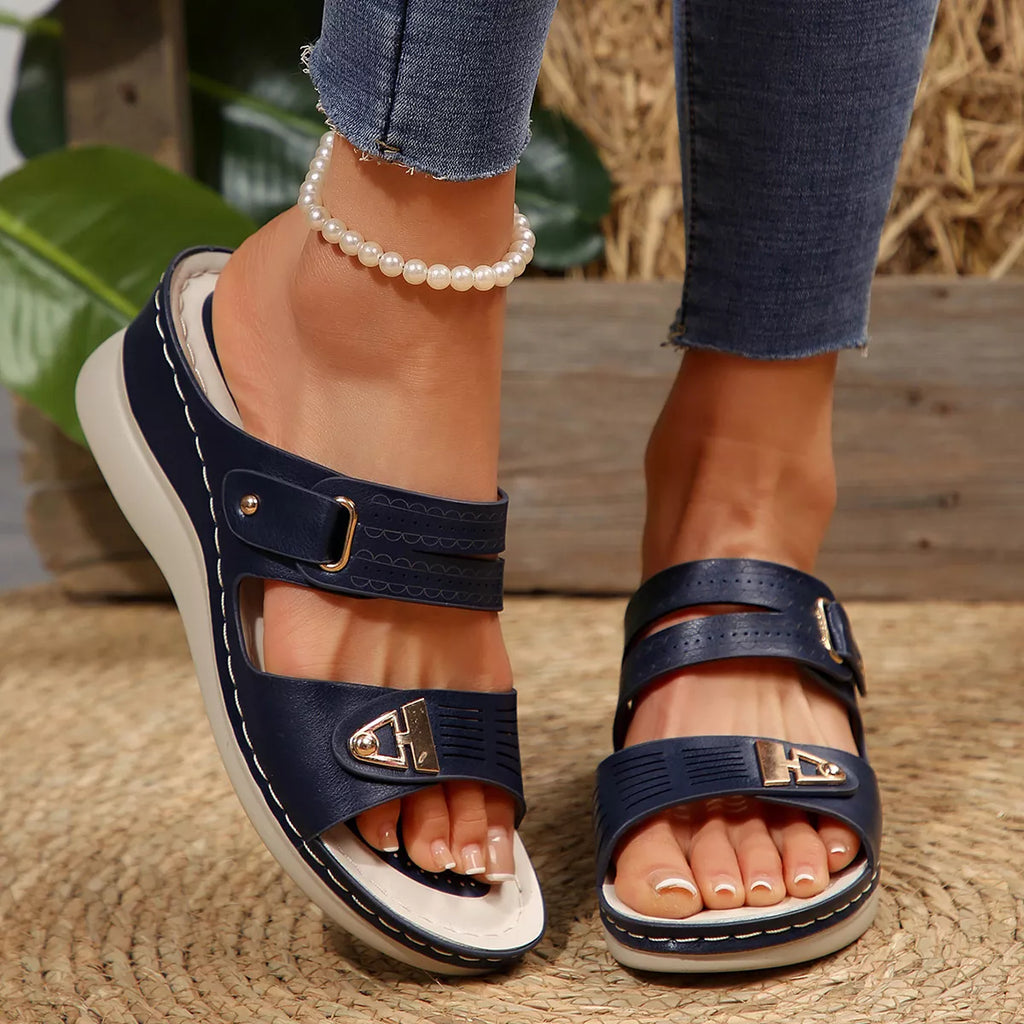 Open Toe Wedge Sandals