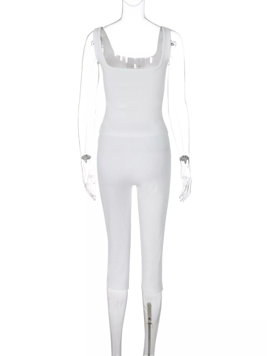 Lace-Up Tank and Capris Set