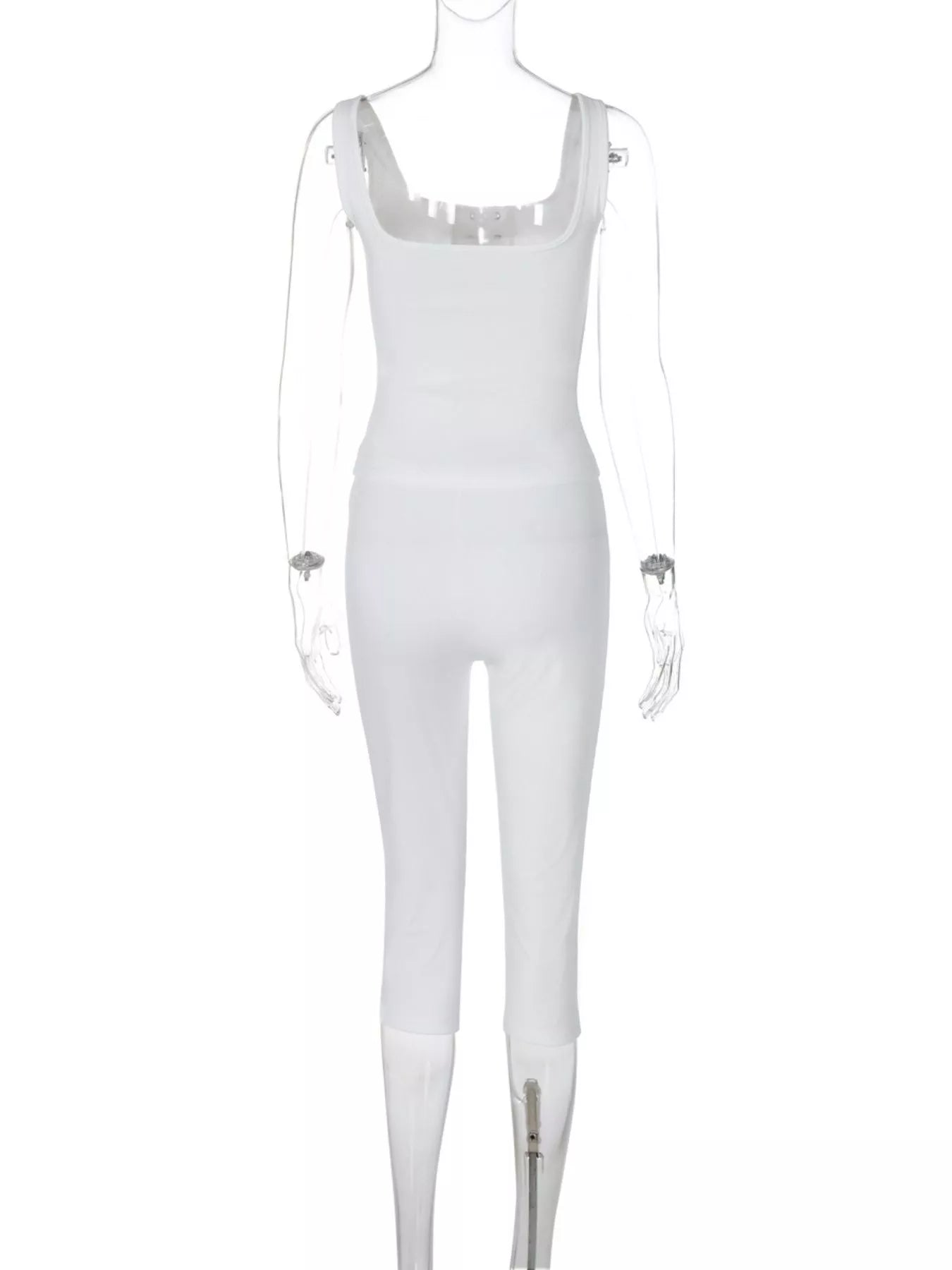 Lace-Up Tank and Capris Set