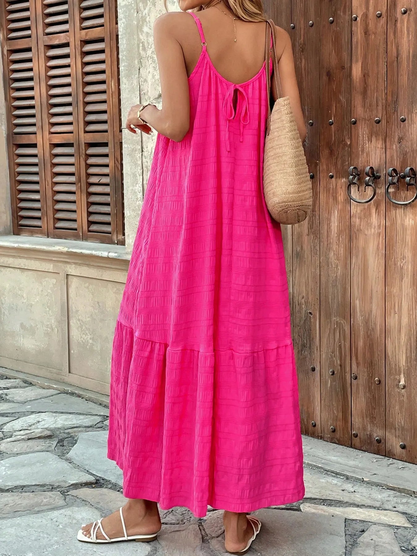 Scoop Neck Cami Maxi Dress