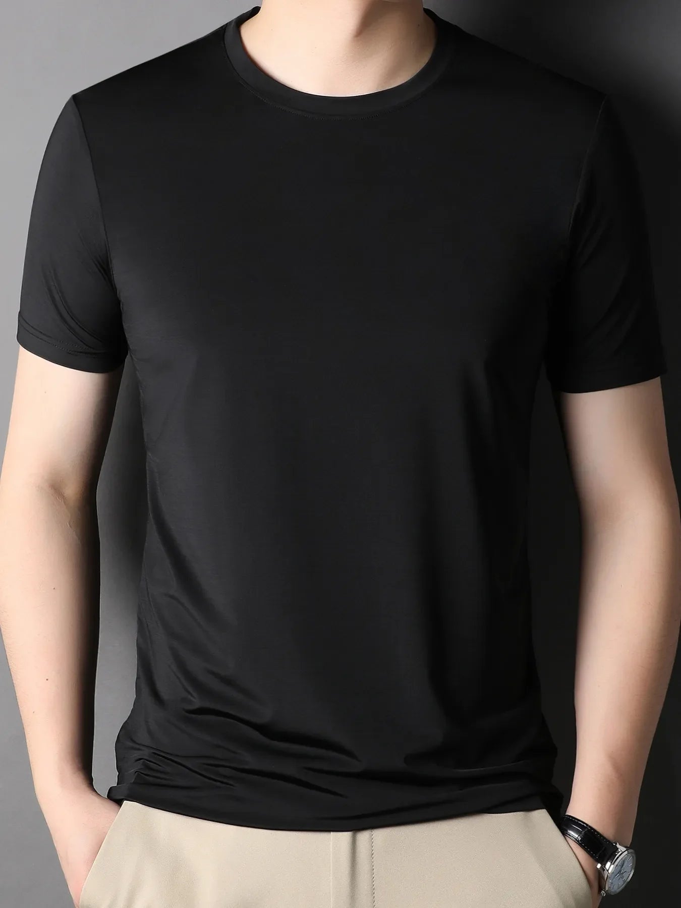 Men's Round Neck Short Sleeve T-Shirt