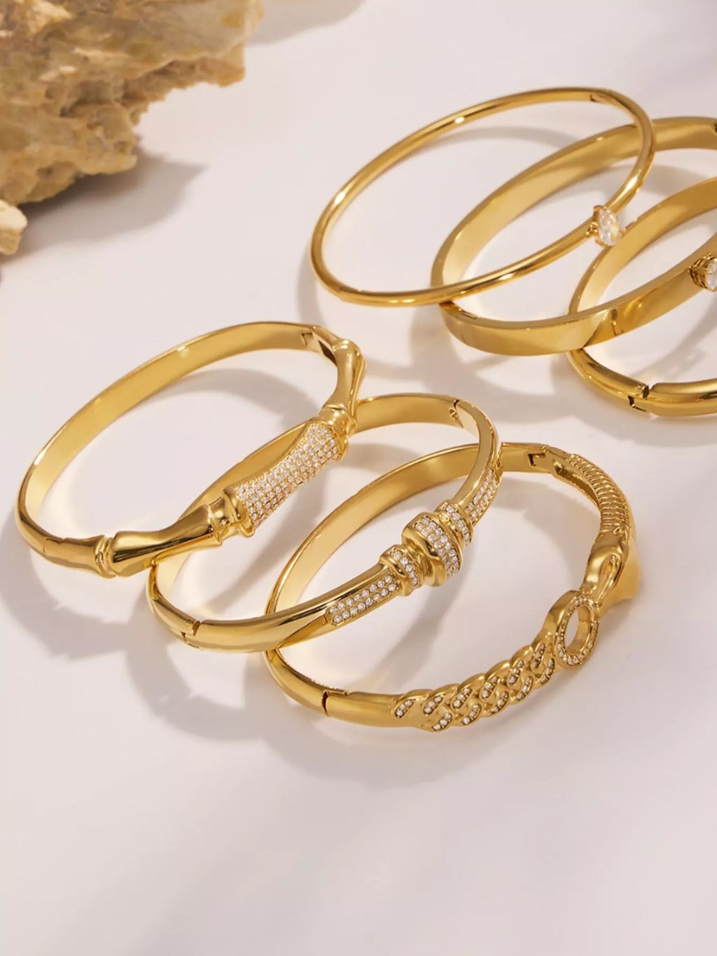18K Gold-Plated Zircon Bracelet