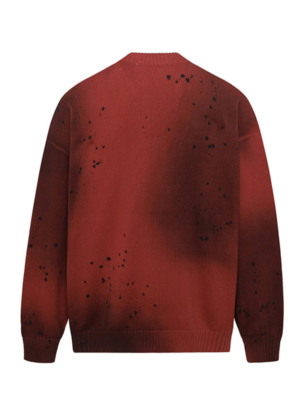 Men's Letter Round Neck Long Sleeve Sweater