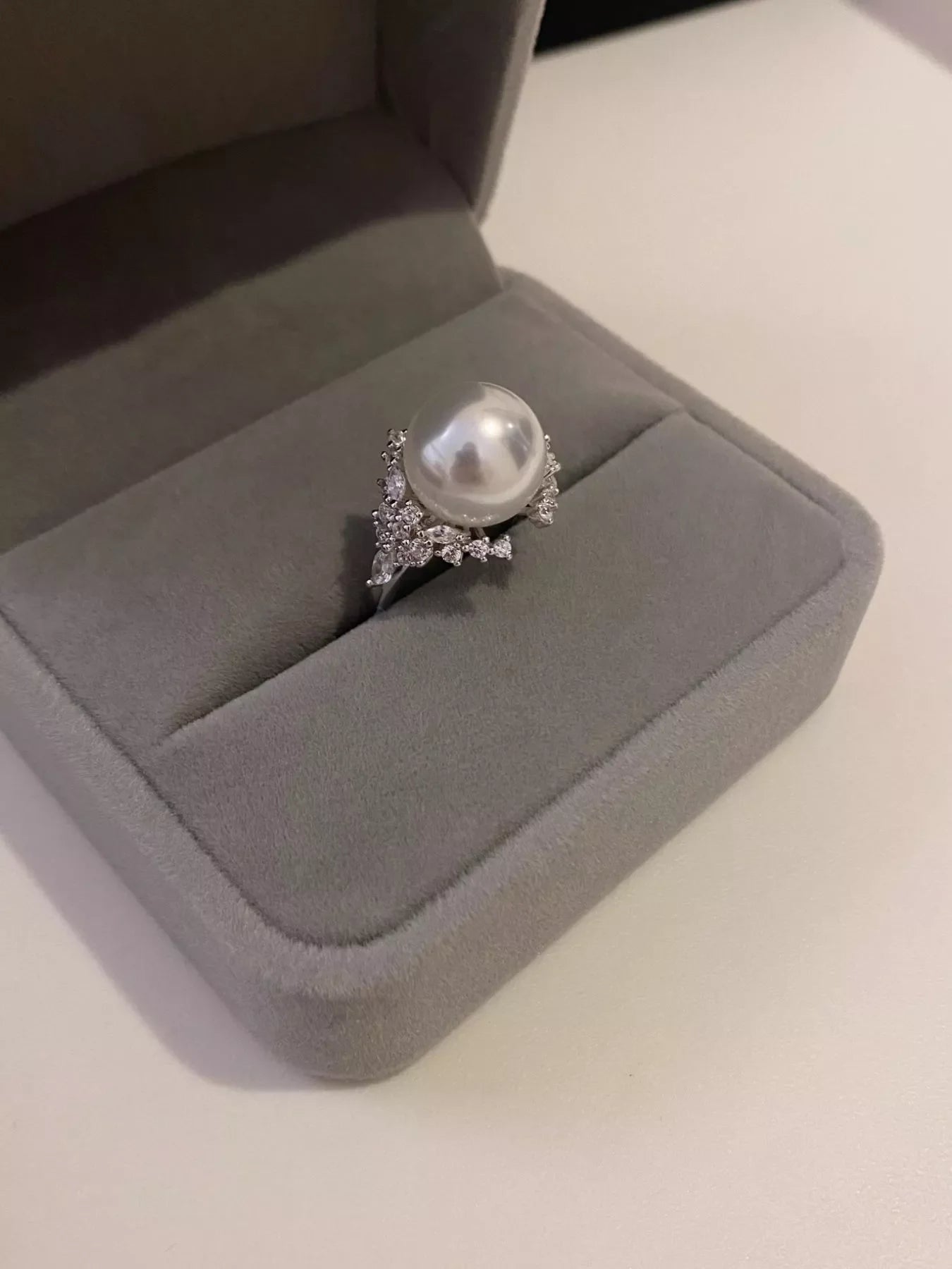 925 Sterling Silver Pearl Ring