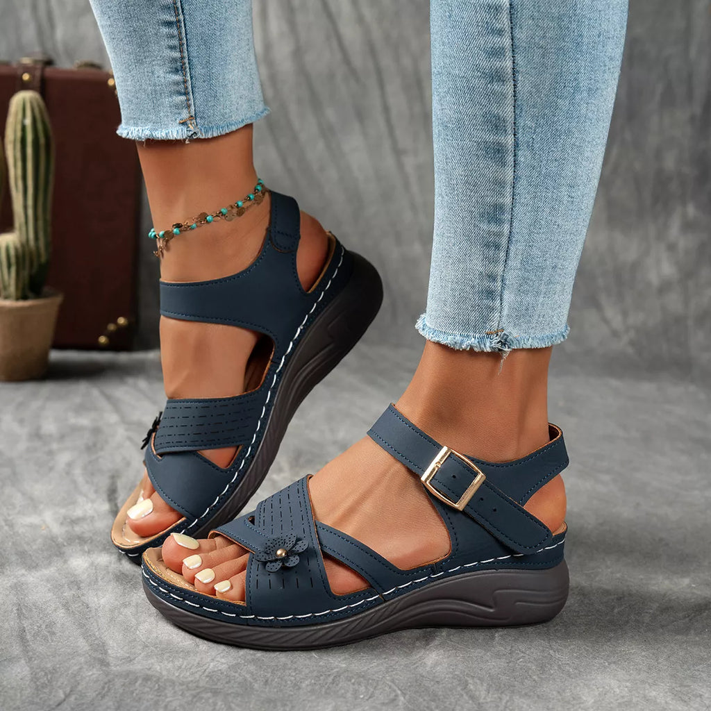 Open Toe Wedge Sandals