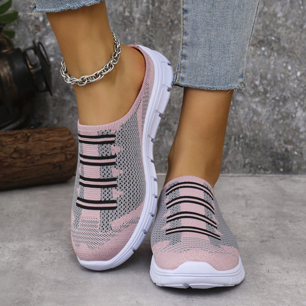 Breathable Knit Slip-Ons