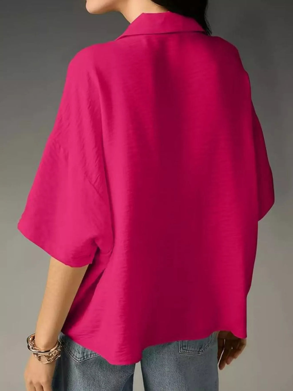 Relaxed Fit Half Sleeve Blouse