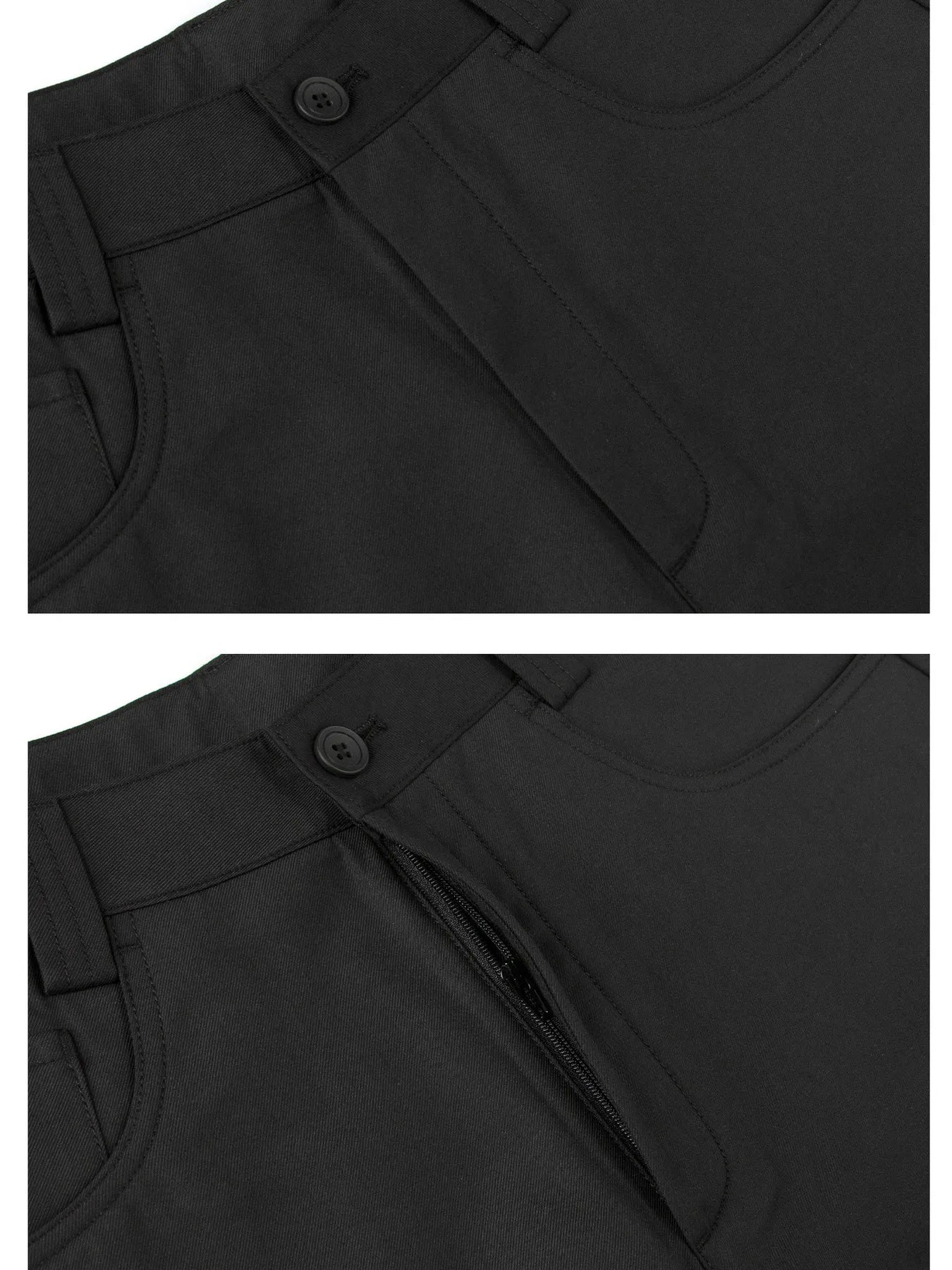 Men's Wide Leg High Waisted Pants