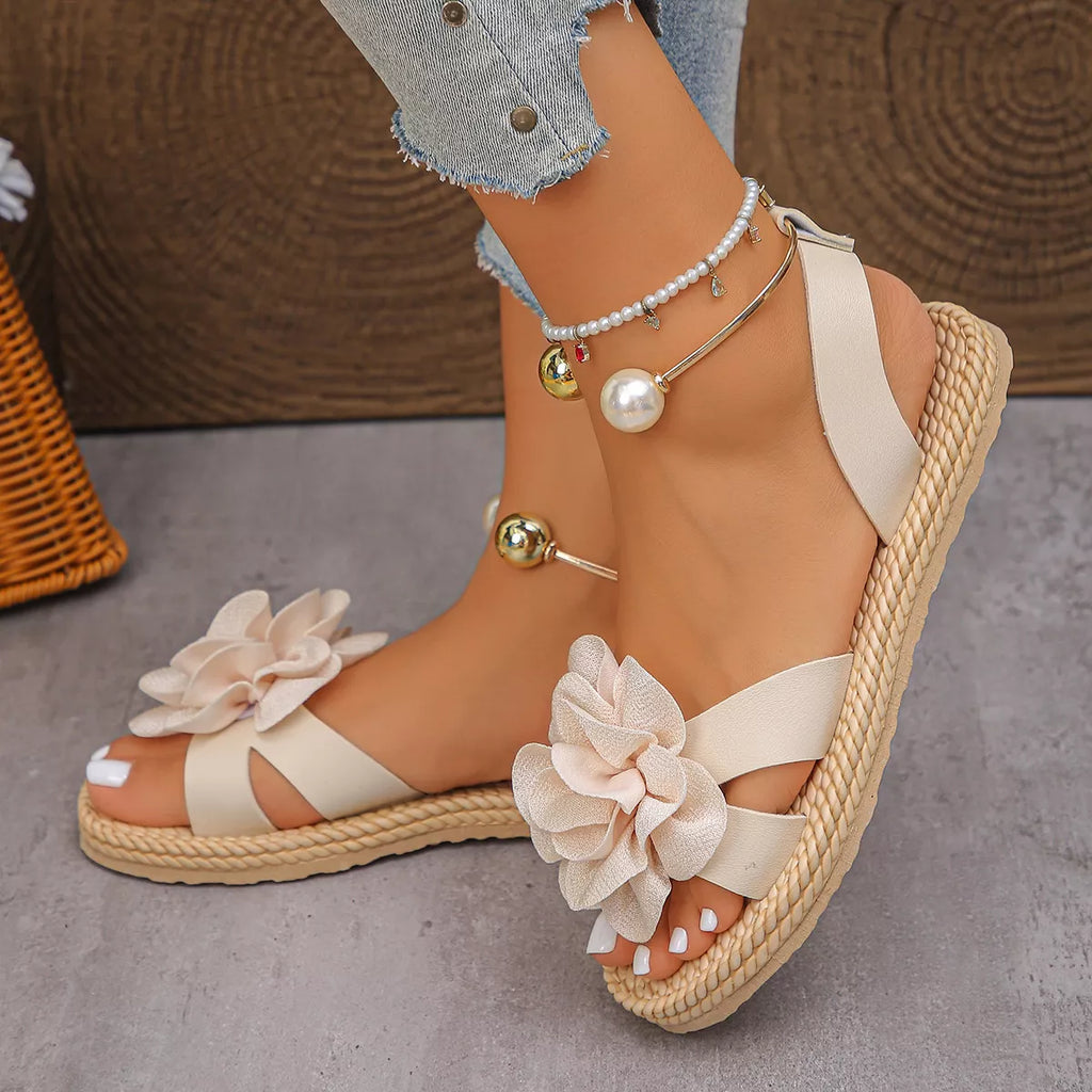 Flower Open Toe Sandals