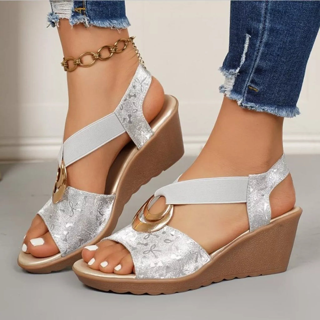 Open Toe Wedge Sandals