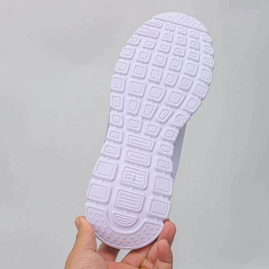 Breathable Mesh Lace Up Athletic