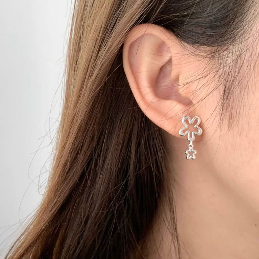 Flower Drop Earrings