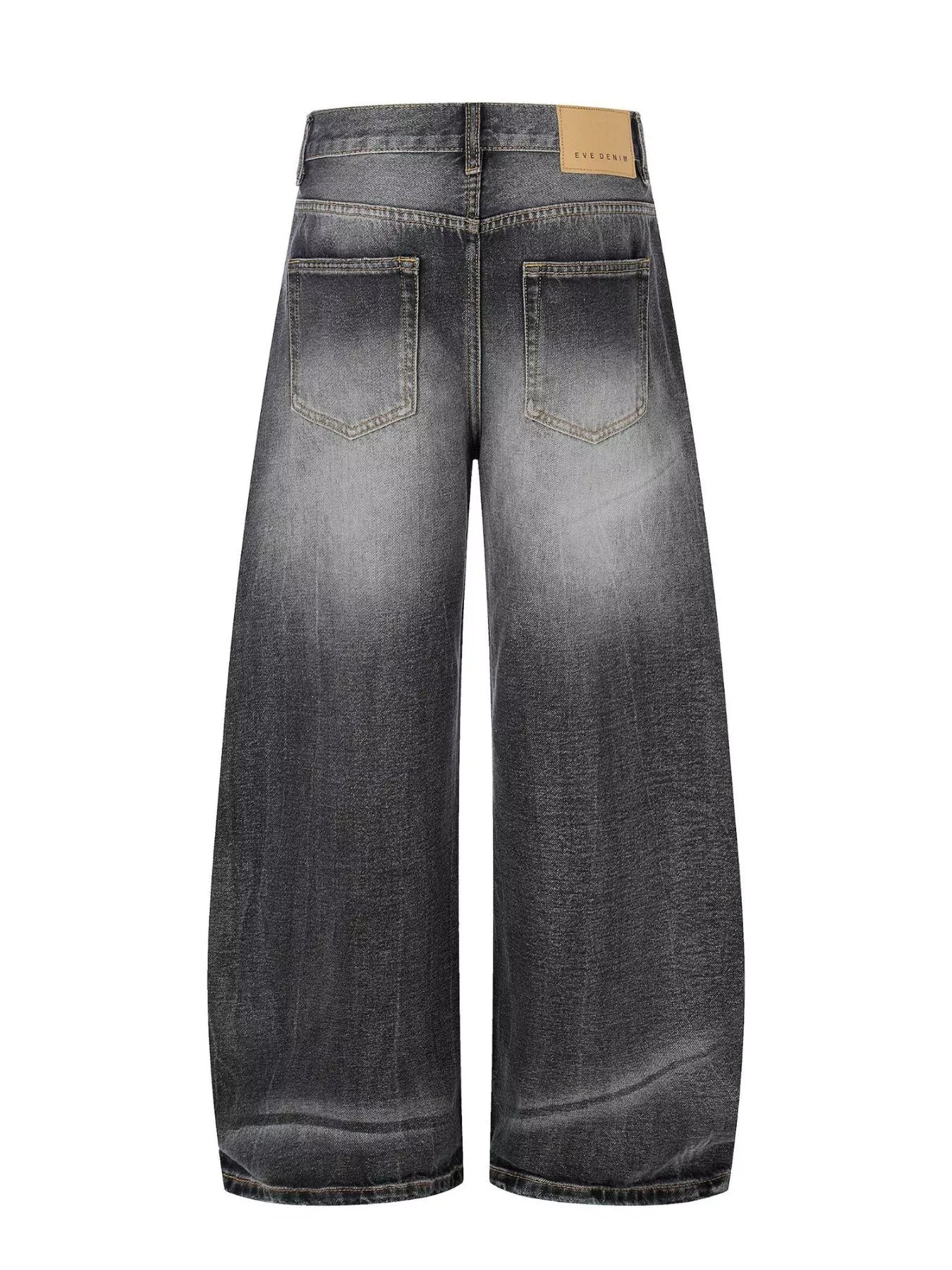 Men's Full Size Distressed Wide-Leg Jeans Plus Size