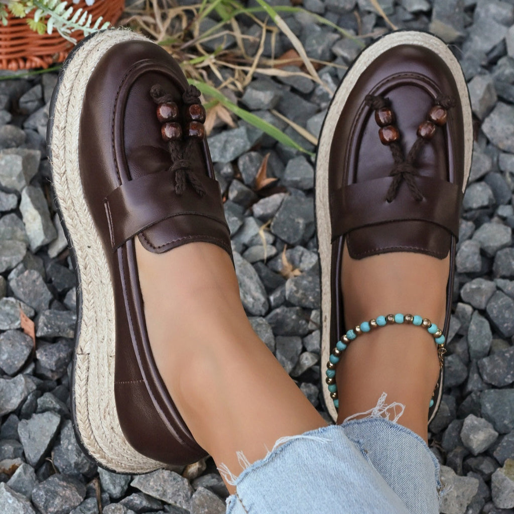 Round Toe Slip-Ons
