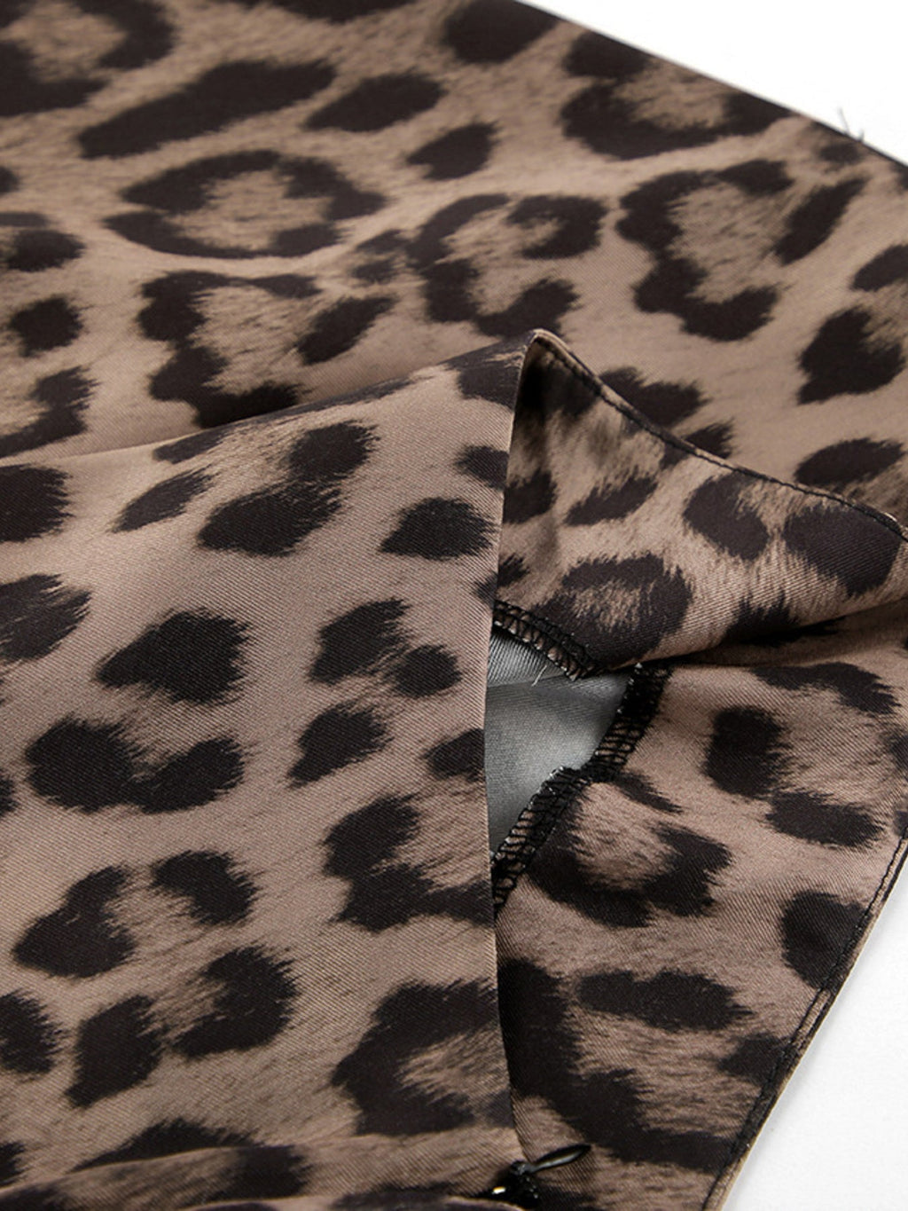 Leopard Print Maxi Skirt