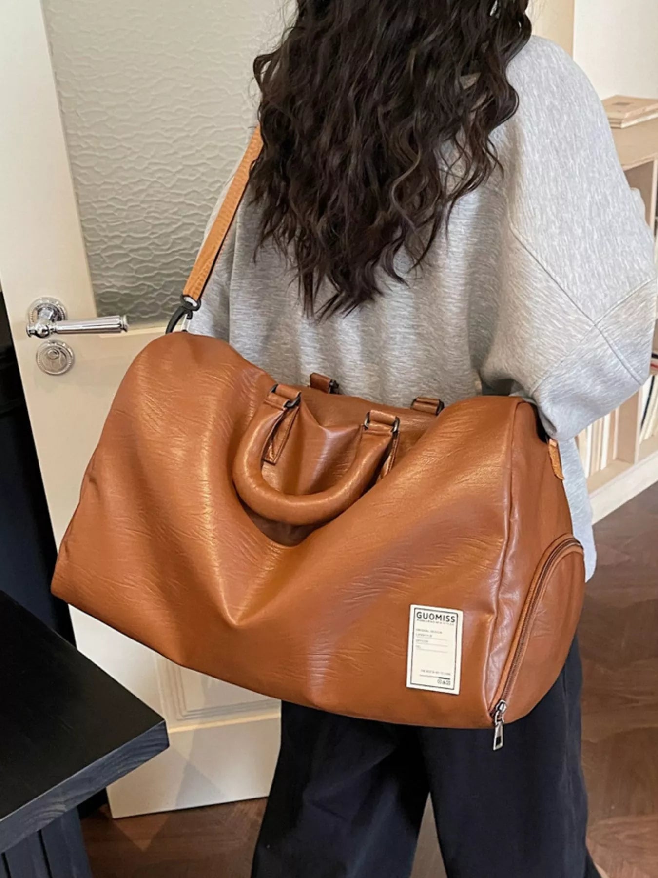 PU Leather Travel Bag